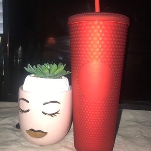 Starbucks 2020 red soft touch studded